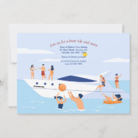 Schwimmparty direkt vom Boot