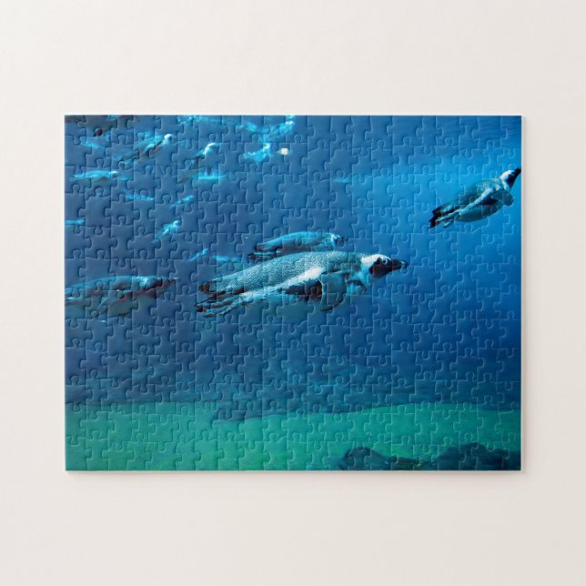 Schwimmpinguine, Puzzle (Horizontal)