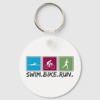 Schwimmradbahn (Triathlon) Schlüsselanhänger