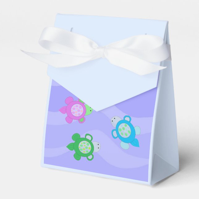 Schwimmschildkröten Geschenkschachtel (Vorderseite)