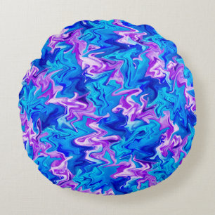 Schwimmspaß.... Rundes Kissen