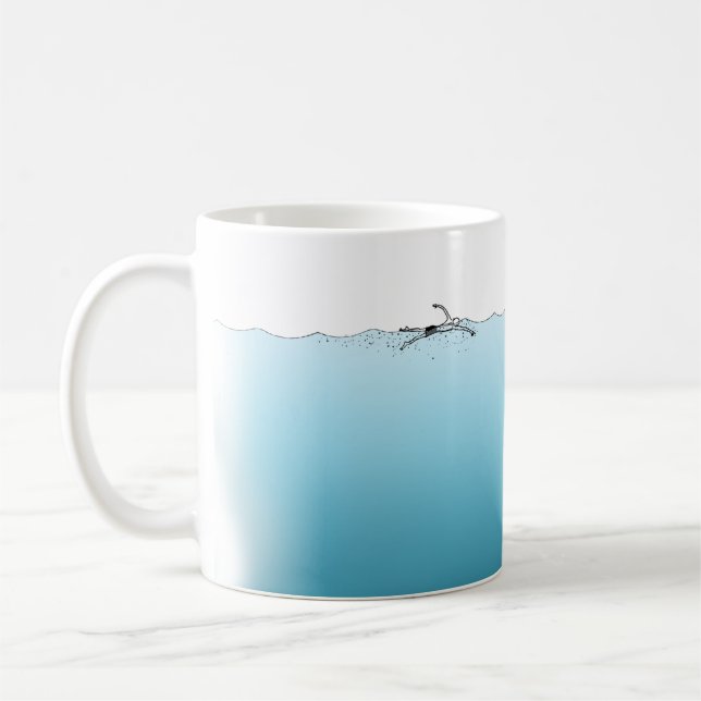 Schwimmt gehe ich tasse (Links)