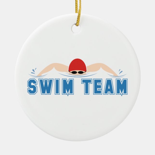 Schwimmteam Keramikornament (Vorne)
