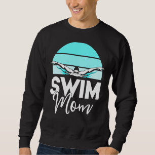 Schwimmteam Shirt Mama Mutter Schule Schwimmen Mew
