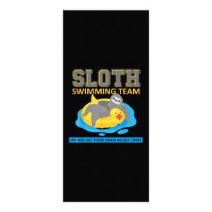 Schwimmteam Swim Team Funny Gift Werbekarte