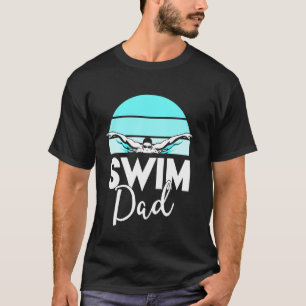 Schwimmteam Vater Kinderschule Schwimmer T-Shirt