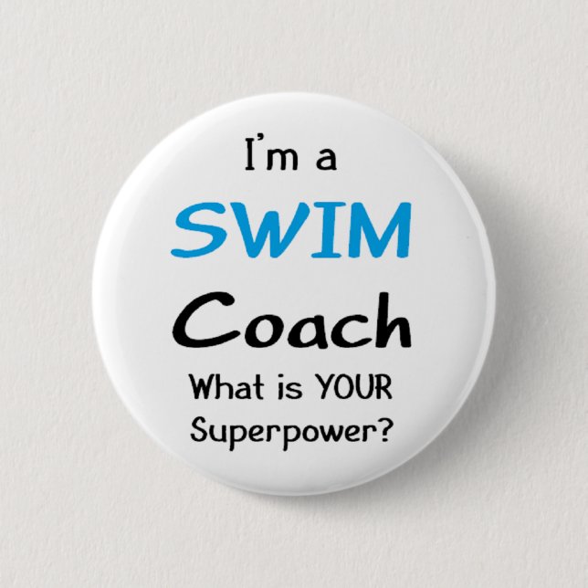 Schwimmtrainer Button (Vorderseite)