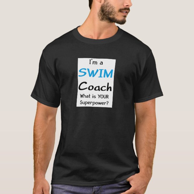 Schwimmtrainer T-Shirt (Vorderseite)
