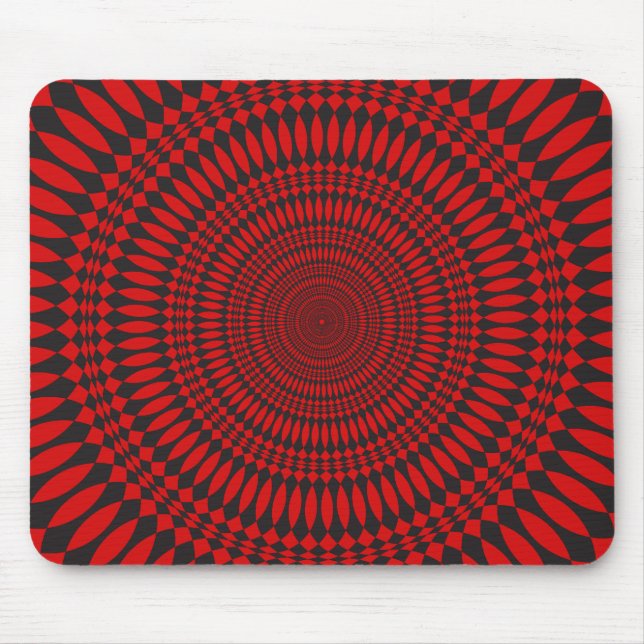 Schwindel: Abstrakter Entwurf: Kundenspezifisches Mousepad (Vorne)
