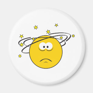 Schwindel erregendes Gesicht Magnet