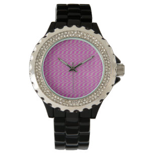 Schwindelrosa Armbanduhr