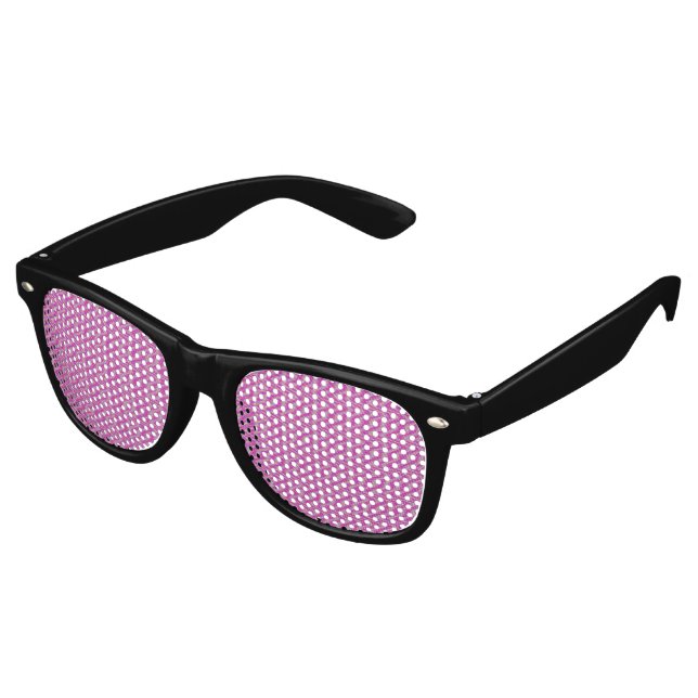 Schwindelrosa Partybrille (Schrägansicht)