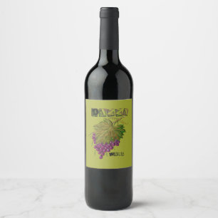 Schwindelwein Weinetikett
