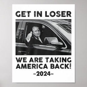 Schwinden wir in den Loser, und wir sprechen Ameri Poster