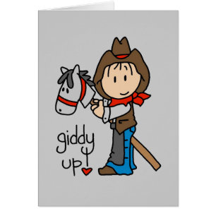 Schwindlige hohe Cowboy-T-Shirts und Geschenke