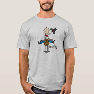 Schwindlige hohe Cowboyt-shirts und -geschenke T-Shirt