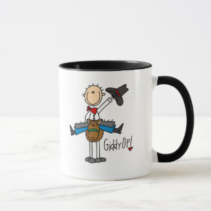 Schwindlige hohe Cowboyt-shirts und -geschenke Tasse