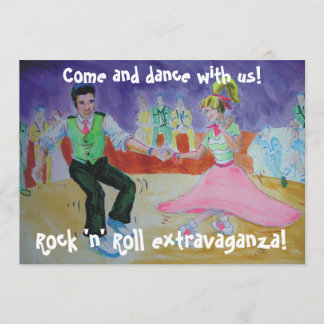 Schwingen, das am Samstag Abend tanzt Einladung