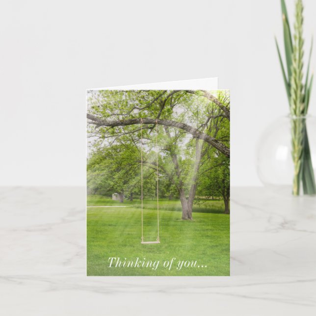 Schwingen im Sonnenlicht Karte (Vorderseite)