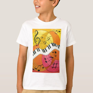 Schwingen Piano Kinder Sweatshirt T-Shirt