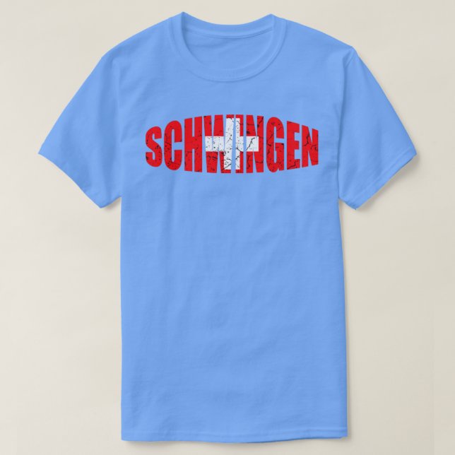 Schwingen Schweizer Wrestling T-Shirt (Design vorne)
