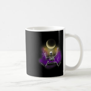 Schwingen Skeleton Rockstar Moonlit Halloween Knoc Kaffeetasse
