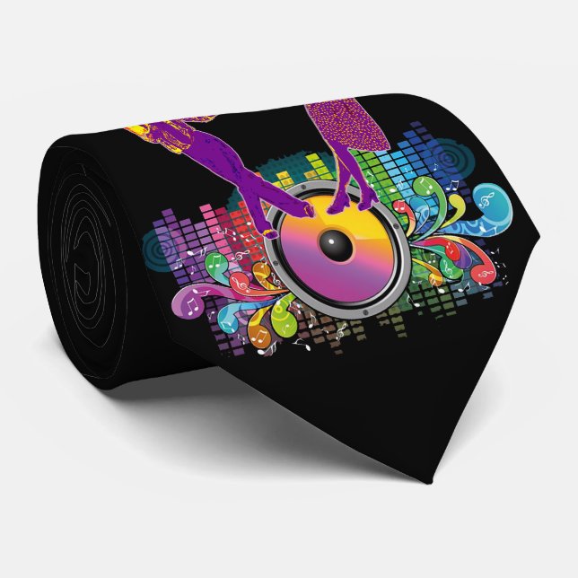 Schwingen-Tanz-Paare auf Aufzeichnungs-und Krawatte (Gerollt)