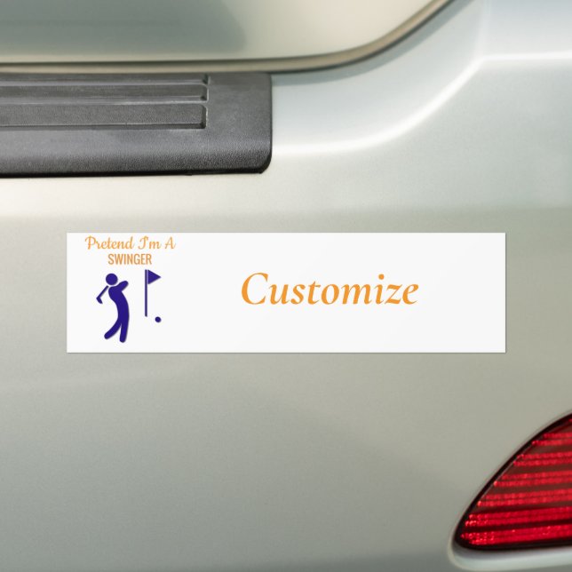Schwingen von Golfer Thunder_Thunder_Cove Autoaufkleber (Auf Auto)