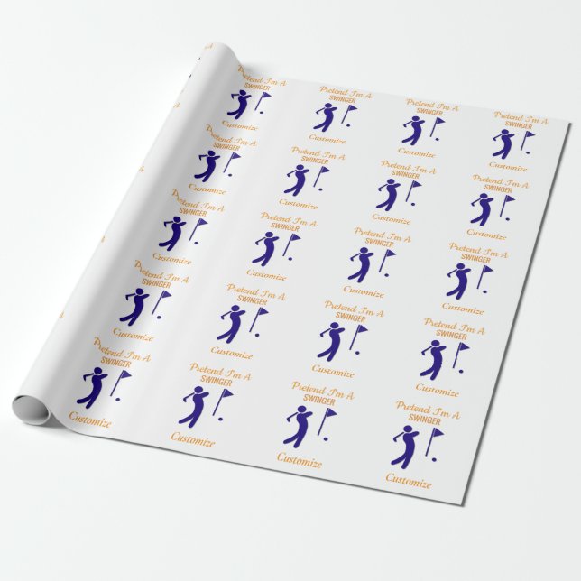Schwingen von Golfer Thunder_Thunder_Cove Geschenkpapier (Ungerollt)