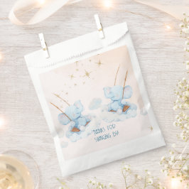 Schwingen von Twin Elephants Babydusche Geschenktütchen