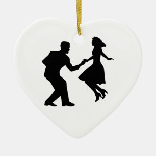 Schwingentanzen Keramik Ornament
