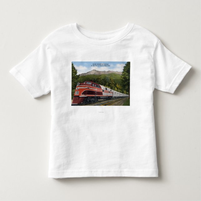 Schwinggebirgsrocket-Zug Kleinkind T-shirt (Vorderseite)