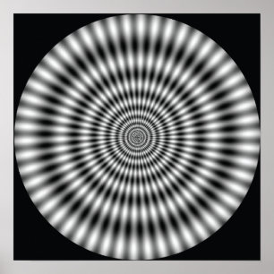 Schwingkreis - optische Illusion Poster