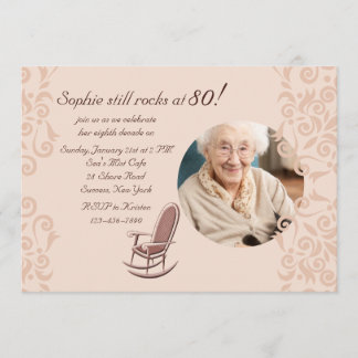 Schwingstuhl-Foto-Einladung Einladung