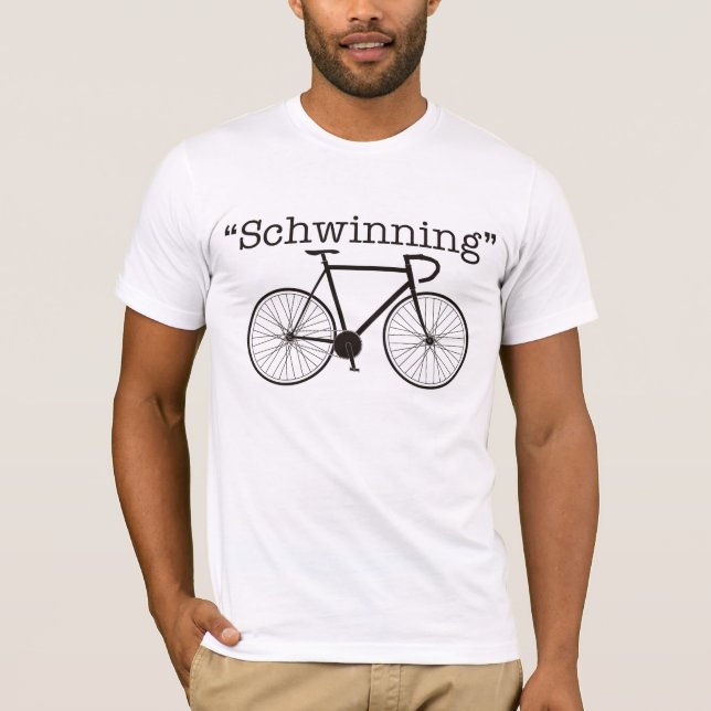 Schwinning - Schwinn Fahrrad-Reiter-T-Shirt T-Shirt (Vorderseite)