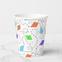 Schwirbelkite Papiertasse