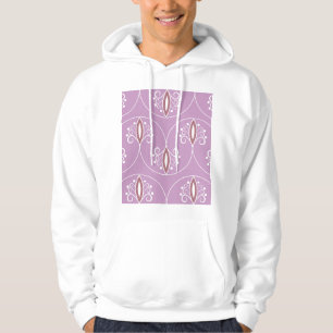 Schwirbelnde Eleganz: Vintag geometrisch Hoodie