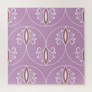 Schwirbelnde Eleganz: Vintag geometrisch Puzzle