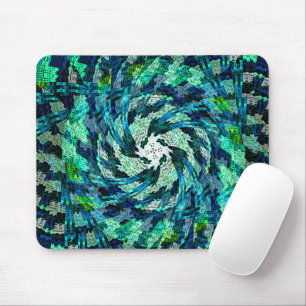Schwirbelnde geometrische Wellen.... Mousepad
