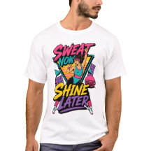 Schwitze jetzt, strahle später Retro-80er-Turnhall