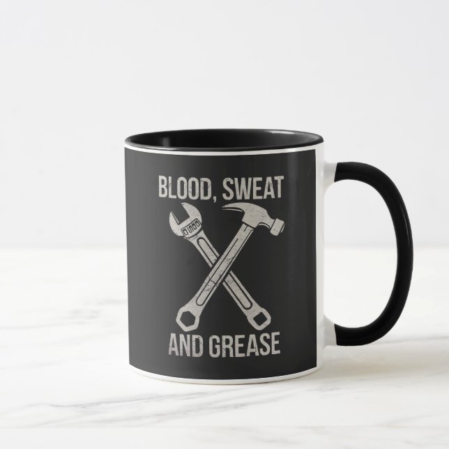 Schwitzen und Fett im Blut Tasse (Rechts)