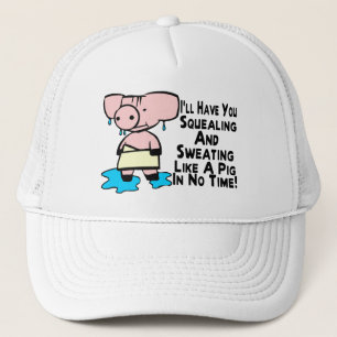 Schwitzen wie ein Schwein Truckerkappe