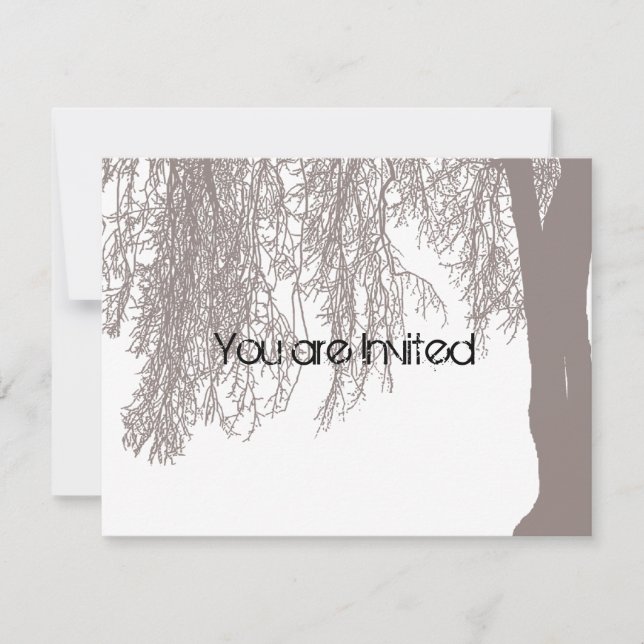 Schwitzen-Willow-Baby-Dusche Einladung (Vorderseite)