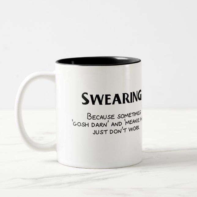 Schwitzen Zweifarbige Tasse (Links)