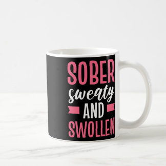 Schwitzige und geschwollene Mutter Kaffeetasse