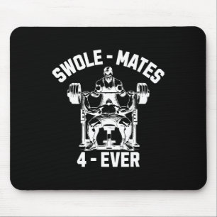 Schwolle Partner 4-mal Funny Gym Partner Lifting Mousepad