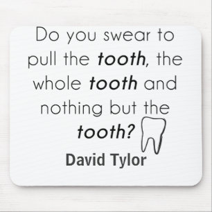 Schwörst du? mousepad