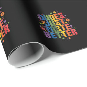 Schwul "Dudes Just Taste Better" Geschenkpapier