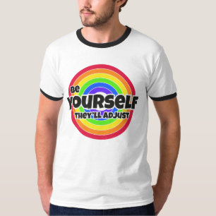 Schwul Lesbisch LGBT Stolz - Sei du selbst, sie we T-Shirt