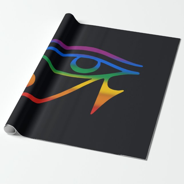 Schwule Goth Pride Flagge Geschenkpapier (Ungerollt)